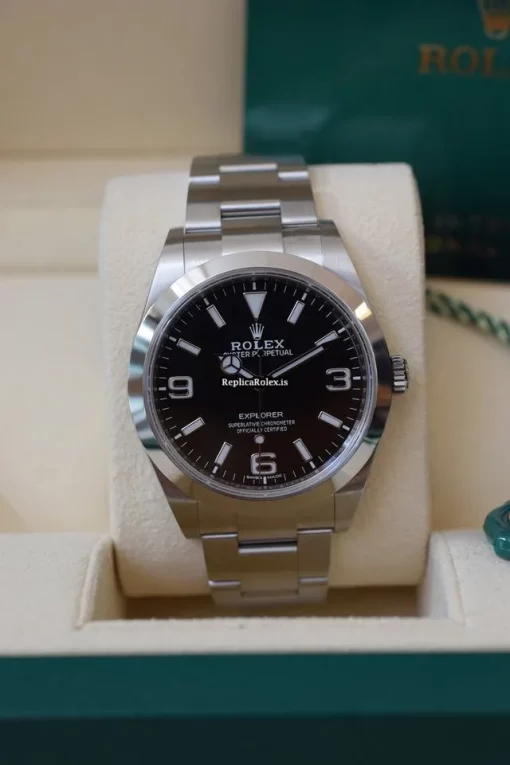 Fabulous Replica Rolex Explorer 214270 Automatic Movement 39mm Steel Case Mens/unisex Watch - Image 10