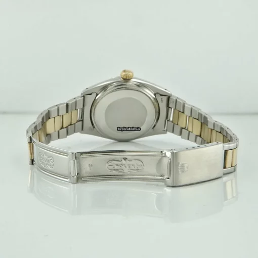 Cool Replica Rolex Oyster Perpetual Date 6534 Caliber 1030 Automatic Movement 34mm Gold/steel Case Mens/unisex Watch - Image 6