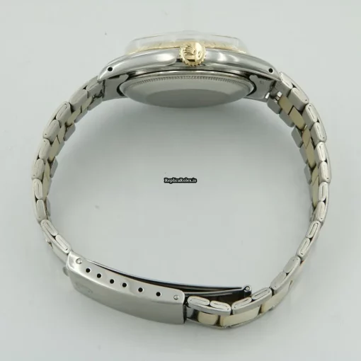 Cool Replica Rolex Oyster Perpetual Date 6534 Caliber 1030 Automatic Movement 34mm Gold/steel Case Mens/unisex Watch - Image 9