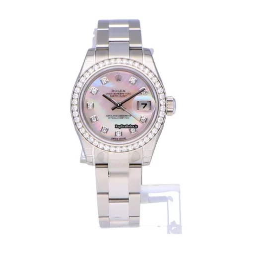 Beautiful Fake Rolex Lady-datejust 179384-0020 Automatic Movement 26mm Steel Case Womens Watch