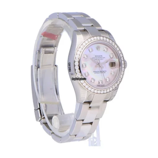 Beautiful Fake Rolex Lady-datejust 179384-0020 Automatic Movement 26mm Steel Case Womens Watch - Image 8