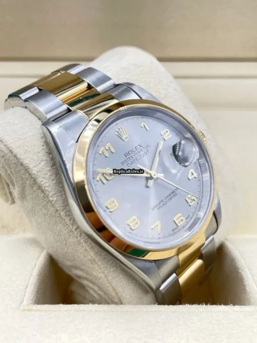 Cheap Replica Rolex Datejust 16203 Caliber 3135 Automatic Movement 36mm Gold/steel Case Mens/unisex Watch - Image 2