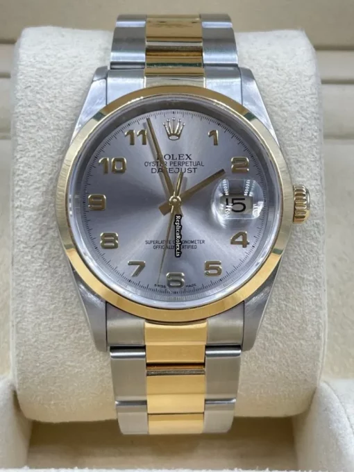 Cheap Replica Rolex Datejust 16203 Caliber 3135 Automatic Movement 36mm Gold/steel Case Mens/unisex Watch - Image 8