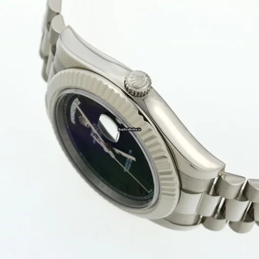 Remarkable Clone Rolex Day-date II 218239 Automatic Movement 41mm White Gold Case Watch - Image 3