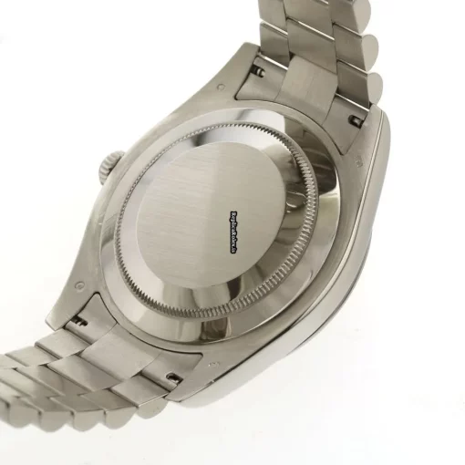 Remarkable Clone Rolex Day-date II 218239 Automatic Movement 41mm White Gold Case Watch - Image 4