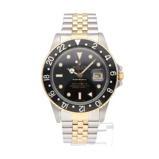 Trustworthy Knockoff Rolex Gmt-master 16753 Automatic Movement 40mm Gold/steel Case Mens/unisex Watch