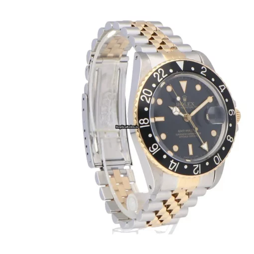 Trustworthy Knockoff Rolex Gmt-master 16753 Automatic Movement 40mm Gold/steel Case Mens/unisex Watch - Image 8