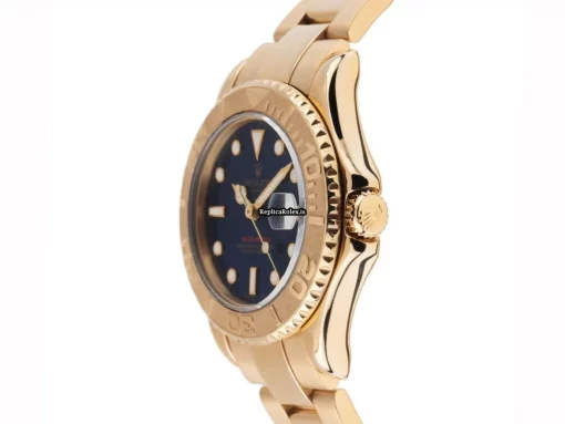 Terrific Fake Rolex Yacht-master 68628 Caliber 2135 Automatic Movement 35mm Yellow Gold Case Mens/unisex Watch - Image 2