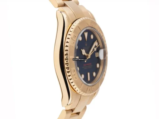 Terrific Fake Rolex Yacht-master 68628 Caliber 2135 Automatic Movement 35mm Yellow Gold Case Mens/unisex Watch - Image 3
