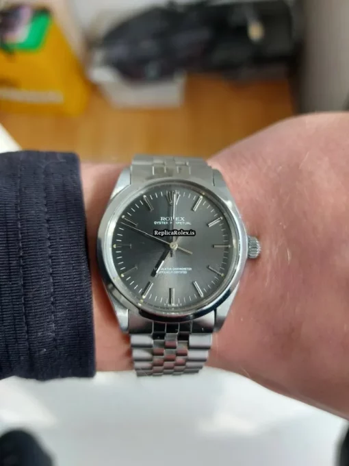 Awesome Imitation Rolex Oyster Perpetual 34 1002 Caliber 1570 Automatic Movement 34mm Steel Case Mens/unisex Watch - Image 12