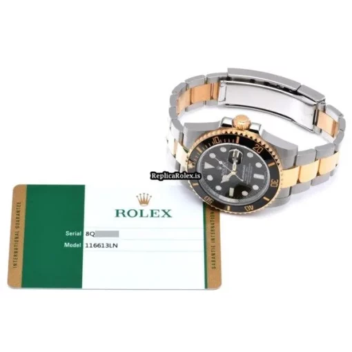 Ideal Replica Rolex Submariner Date 116613ln Caliber 3135 Automatic Movement 40mm Steel Case Watch - Image 5