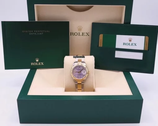 Excellent Replica Rolex Lady-datejust 279173 Automatic Movement 28mm Gold/steel Case Womens Watch - Image 2