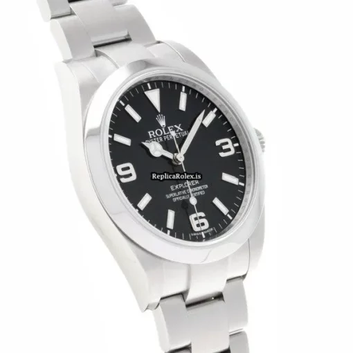 Ideal Fake Rolex Explorer 214270 Caliber 3132 Automatic Movement 39mm Steel Case Watch - Image 3