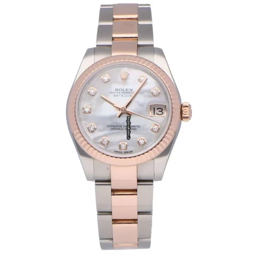 Swiss Replica Rolex Lady-datejust 178271-0058 Automatic Movement 31mm Gold/steel Case Womens Watch