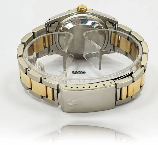 Defect Fake Rolex Datejust 16233 Caliber 3135 Automatic Movement 36mm Gold/steel Case Mens/unisex Watch - Image 6