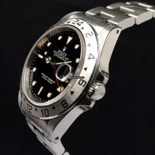 Top Fake Rolex Explorer II 16570 Automatic Movement Steel Case Mens/unisex Watch - Image 4