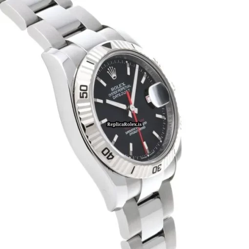 Exquisite Replica Rolex Datejust Turn-o-graph 116264 Caliber 3135 Automatic Movement 36mm Steel Case Watch - Image 3