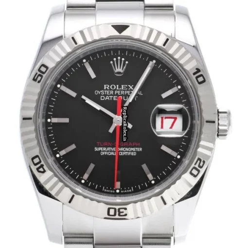 Exquisite Replica Rolex Datejust Turn-o-graph 116264 Caliber 3135 Automatic Movement 36mm Steel Case Watch - Image 6