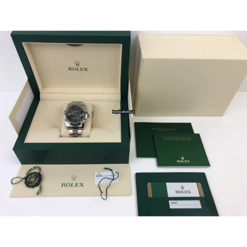 Reliable Replica Rolex Datejust II 126334-0009 Automatic Movement 41mm Steel Case Mens/unisex Watch - Image 9
