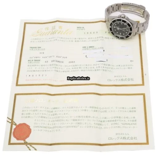 Great Replica Rolex Sea-dweller 4000 16600 Caliber 3135 Automatic Movement 40mm Steel Case Watch - Image 5