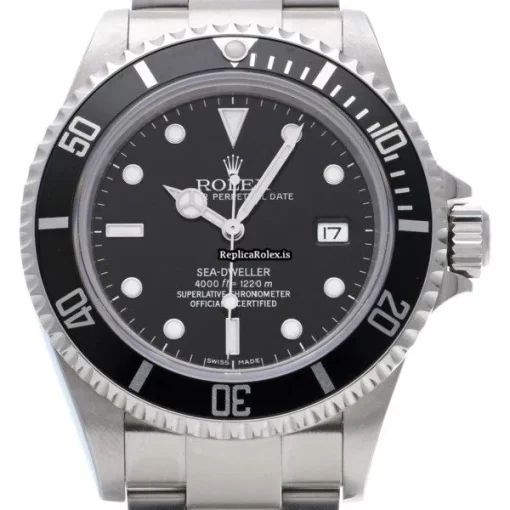 Great Replica Rolex Sea-dweller 4000 16600 Caliber 3135 Automatic Movement 40mm Steel Case Watch - Image 6
