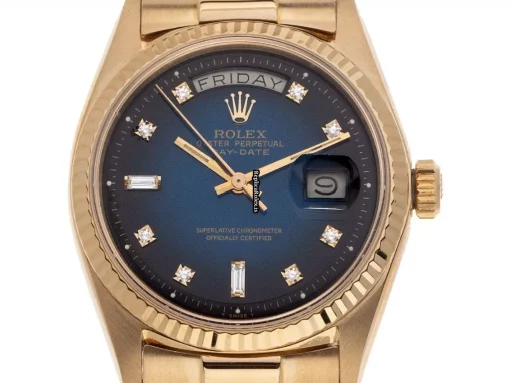 Fabulous Replica Rolex Day-date 36 1803 Caliber 1556 Automatic Movement 36mm Yellow Gold Case Mens/unisex Watch