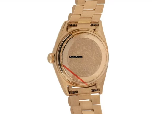 Fabulous Replica Rolex Day-date 36 1803 Caliber 1556 Automatic Movement 36mm Yellow Gold Case Mens/unisex Watch - Image 4