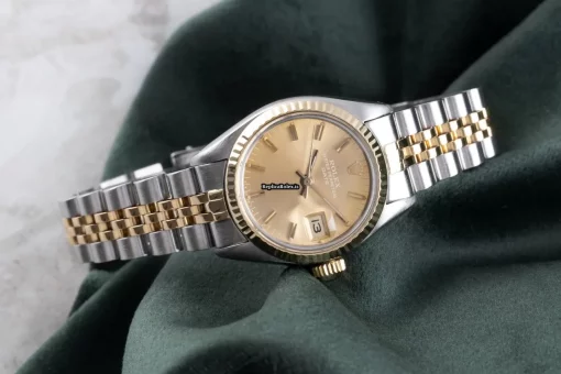 High Quality Replica Rolex Lady-datejust 6917 Caliber 2030 Automatic Movement 26mm Gold/steel Case Womens Watch - Image 3