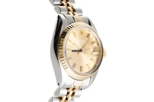 High Quality Replica Rolex Lady-datejust 6917 Caliber 2030 Automatic Movement 26mm Gold/steel Case Womens Watch - Image 6