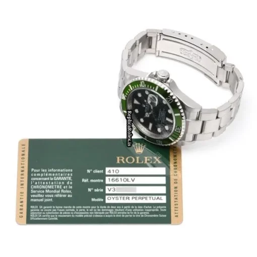 Superb Replica Rolex Submariner Date 16610lv Caliber 3135 Automatic Movement 40mm Steel Case Watch - Image 5