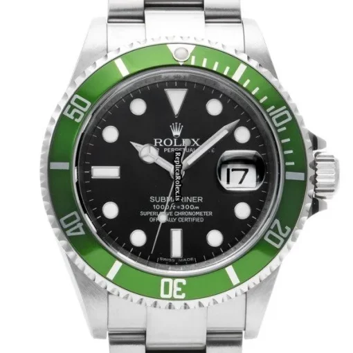 Superb Replica Rolex Submariner Date 16610lv Caliber 3135 Automatic Movement 40mm Steel Case Watch - Image 6