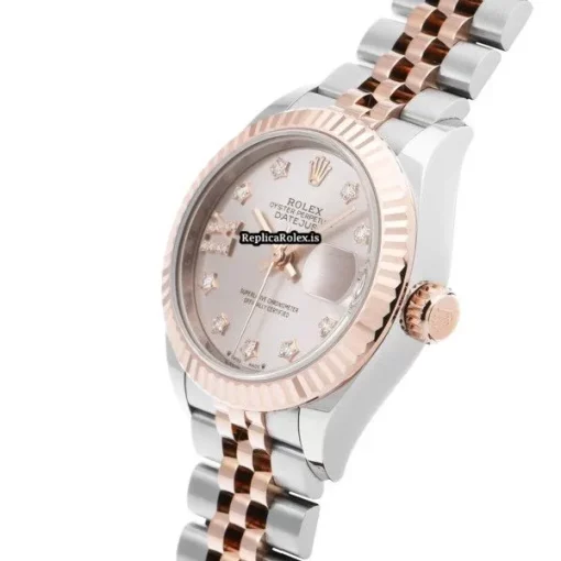 Defect Fake Rolex Lady-datejust 279171g Caliber 2236 Automatic Movement 28mm Steel Case Womens Watch - Image 2