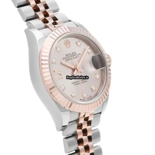 Defect Fake Rolex Lady-datejust 279171g Caliber 2236 Automatic Movement 28mm Steel Case Womens Watch - Image 3