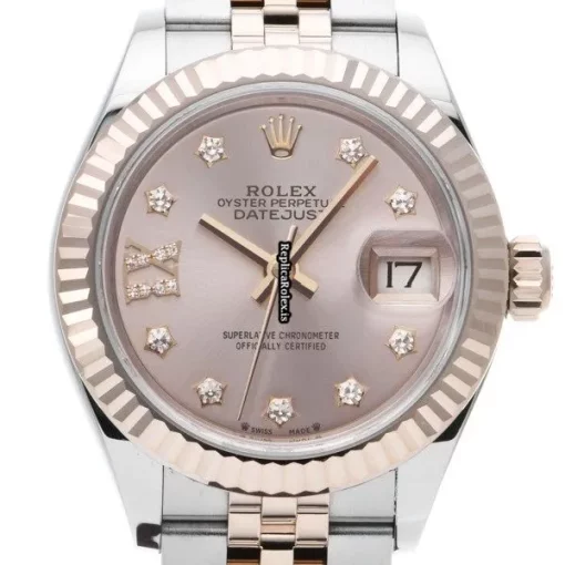 Defect Fake Rolex Lady-datejust 279171g Caliber 2236 Automatic Movement 28mm Steel Case Womens Watch - Image 6