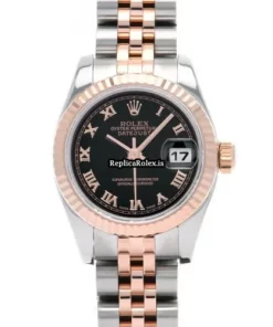 Special Fake Rolex Lady-datejust 179171 Automatic Movement 26mm Steel Case Womens Watch