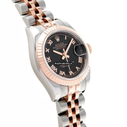 Special Fake Rolex Lady-datejust 179171 Automatic Movement 26mm Steel Case Womens Watch - Image 3