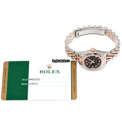 Special Fake Rolex Lady-datejust 179171 Automatic Movement 26mm Steel Case Womens Watch - Image 5