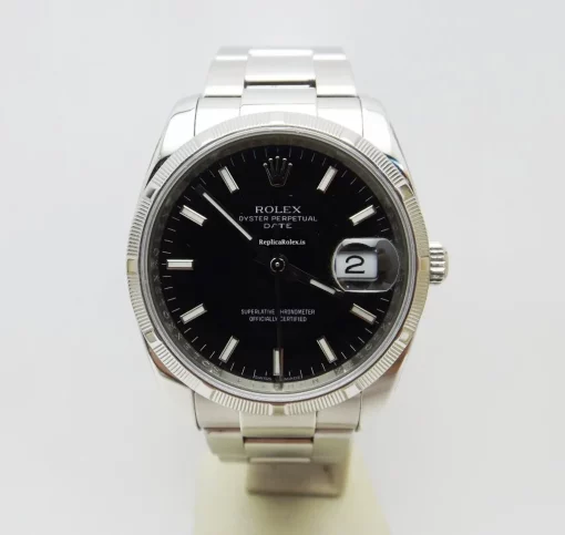 Reliable Replica Rolex Oyster Perpetual Date 115210 Caliber 3135 Automatic Movement 34mm Steel Case Mens/unisex Watch