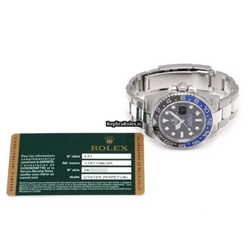 Amazing Replica Rolex Gmt-master II 116710blnr Caliber 3186 Automatic Movement 40mm Steel Case Watch - Image 5
