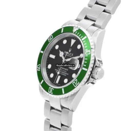 Excellent Fake Rolex Submariner Date 16610lv Caliber 3135 Automatic Movement 40mm Steel Case Watch - Image 2