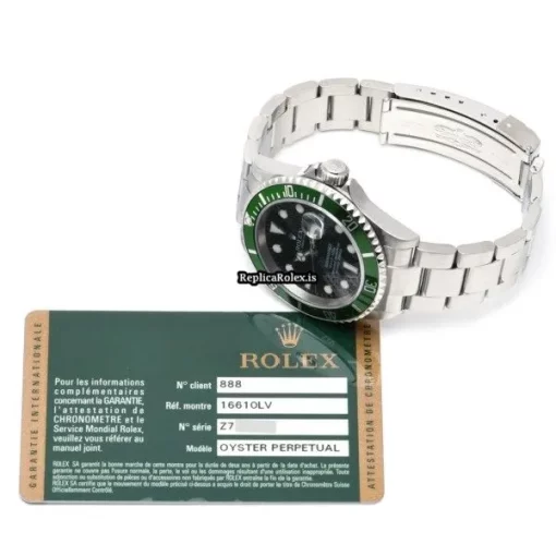 Excellent Fake Rolex Submariner Date 16610lv Caliber 3135 Automatic Movement 40mm Steel Case Watch - Image 5