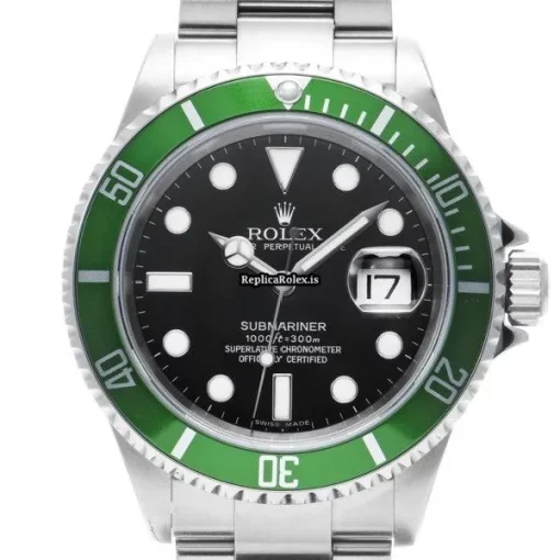 Excellent Fake Rolex Submariner Date 16610lv Caliber 3135 Automatic Movement 40mm Steel Case Watch - Image 6