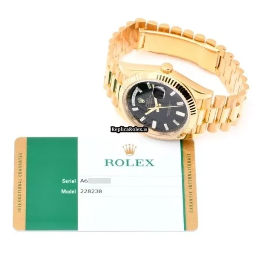 High-end Replica Rolex Day-date 40 228238a Caliber 3255 Automatic Movement 40mm Yellow Gold Case Watch - Image 5