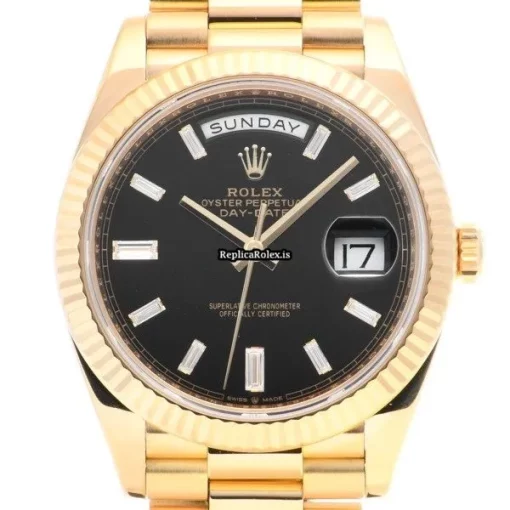 High-end Replica Rolex Day-date 40 228238a Caliber 3255 Automatic Movement 40mm Yellow Gold Case Watch - Image 6