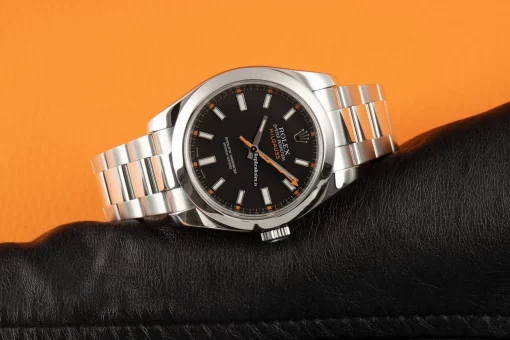 Nice Replica Rolex Milgauss 116400 Caliber 3131 Automatic Movement 40mm Steel Case Mens/unisex Watch - Image 3