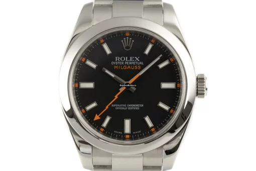 Nice Replica Rolex Milgauss 116400 Caliber 3131 Automatic Movement 40mm Steel Case Mens/unisex Watch - Image 7