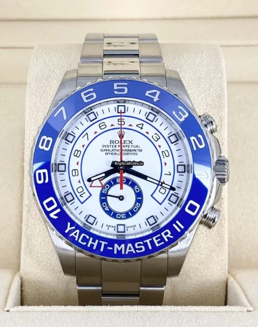 Fabulous Replica Rolex Yacht-master II 116680 Caliber 4161 Automatic Movement 44mm Steel Case Mens/unisex Watch - Image 3