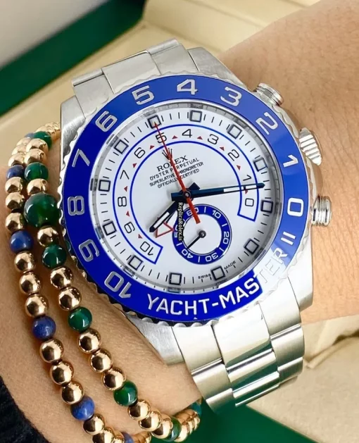 Fabulous Replica Rolex Yacht-master II 116680 Caliber 4161 Automatic Movement 44mm Steel Case Mens/unisex Watch - Image 4
