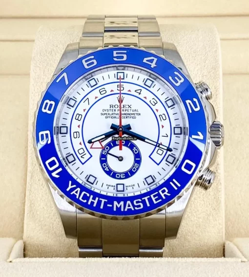 Fabulous Replica Rolex Yacht-master II 116680 Caliber 4161 Automatic Movement 44mm Steel Case Mens/unisex Watch - Image 5