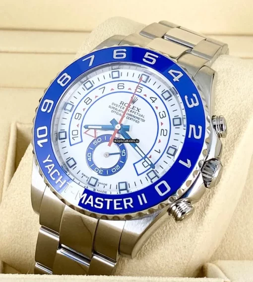 Fabulous Replica Rolex Yacht-master II 116680 Caliber 4161 Automatic Movement 44mm Steel Case Mens/unisex Watch - Image 7